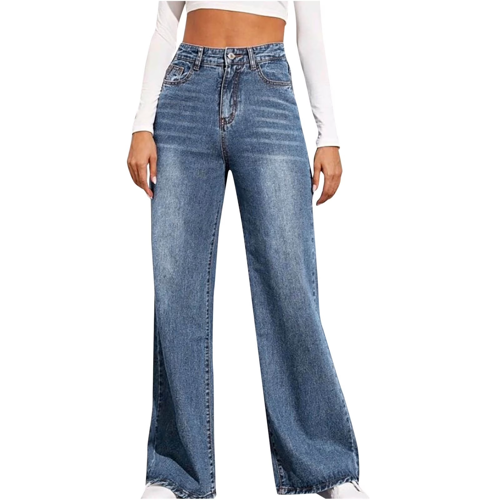 Home blue baggy jeans